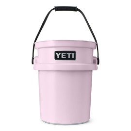 YETI Loadout 5-Gallon Bucket, Impact Resistant Fishing/Utility Bucket, Cherry Blossom