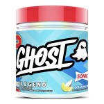 GHOST Legend Pre-Workout Powder, Sonic Ocean Water - 30 Servings - Pre-Workout for Men & Women with Choline, L-Citrulline, & Beta Alanine for Energy & Focus