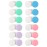 12PCS Colorful Contact Lens Case, Immersion Kit, Leak-Proof Packaging, Suitable for Outdoor Mini Case Screw Top