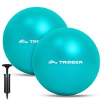Trideer Pilates Ball - 9 Inch Core Ball for Physical Therapy, Yoga, Stability & Workout - Office & Home Gym