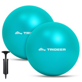 Trideer Pilates Ball - 9 Inch Core Ball for Physical Therapy, Yoga, Stability & Workout - Office & Home Gym