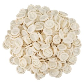 G2PLUS Disposable Finger Cots, 400pcs White Latex Rubber Finger Gloves, Rolled Edge Protective Covers for Electronic Repair, Nail Art, Tattoo, Lab Use, Crafting