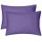 EXQ Home Toddler Pillowcases 13x18 Travel Pillow Case Set of 2, Small Pillow Case Fits Baby Pillow Sized 12x16, 13x18, Kids Pillowcases 2 Pack Machine Washable with Envelope Closure (Deep Purple)