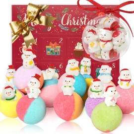 Christmas Gifts for Women - Bath Bomb with Surprise Inside, Bath Bomb Gift Set for Sister, Wife, Mom, Son, DaughterSpa Gift Set Christmas Idea for Boys Girls Gifts