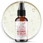 Retinol Serum for Face with Hyaluronic Acid & Vitamin E - For Anti-Aging, Fine Lines, Wrinkles, Resurfacing, Acne Marks and Scars, Skin Brightening, Dark Spot Correction Night Serum - 1oz
