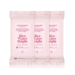 THE FACE SHOP X GLAMZILLA Rice Water Bright Cleansing Wipes On-the-Go Bundle for Face, Moisturizing, Infused with Rice Extract, Cleansing Facial Wipes, 25 Count (Pack of 3)