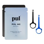 PUL Pack of 2 Reusable Clear Aligner Removal Tool - Compatible with Invisalign, Removable Braces, Retainers & Trays - Easy-to-Use Device Remover, Dental & Oral Hygiene Care Product - Blue, Black