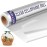 Clear Cellophane Wrap Roll (31.5in x 220ft) Folded Cellophane Wrap for Gift Baskets, Cellophane for Flowers Bouquets