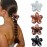 Flower Hair Clips for Women and Girls Thick to Thin Hair Large Cute Claw Clips Decorative Plumeria Hair Accessories Nonslip Aesthetic Glossy Netural