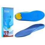 Bacophy Kids Orthotic Arch Support Shoe Insoles, Children Pu Cushioning Inserts, Shock Absorption Velvet Surfaces Deep Heel Cup Inner Sole for Flat Feet, Plantar Fasciitis, Feet Heel Pain Relief