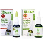 Xlear Natural Xylitol Nasal Spray, Regular and Rescue Bundle, Gentle Herbal Formula with Oregano, Tea Tree, Eucalyptus, Parsley, 1.5 fl oz (Pack of 2)