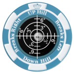 SlopeMaster ProGreen Reader - Golf Ball Marker with High Precision Green Reading Aid Golf Accessories for Men Women (Blue&Black)