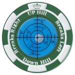 SlopeMaster ProGreen Reader - Golf Ball Marker with High Precision Green Reading Aid Golf Accessories for Men Women (Green&SkyBlue)