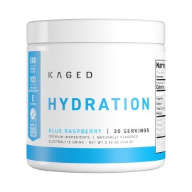 Kaged Daily Hydration | Sugar Free Electrolyte Powder Drink Mix for Men and Women | 30 Servings