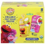 Earth\'s Best Sesame Street Smoothie Variety Pack, 33.6oz (Pack of 8)