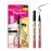 HEROINE MAKE by KISSME Waterproof Eyeliner for Intense Color & Ultra-Fine 0.1mm Tip, Liquid Eyeliner Pen with Organic Beauty Serum, Cat Eye Liner for Long Lasting Dramatic Lines, Jet Black 1 EA, PRIME