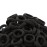 WillingTee Baby Hair Ties,300PCS Nylon Toddler Hair Ties for Girls, Kids Seamless Hair Bands,Girls Elastic Ponytail Holders,Black
