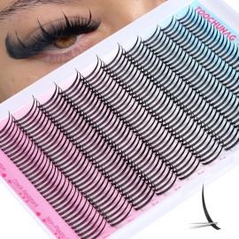 Lash Spikes 320pcs Spiky Lash Clusters 13-21mm D Curve Volume Spiky Cluster Eyelash Extensions Fairy Spike Eyelash Clusters for DIY Professional Individual Lash Extension by TOOCHUNAG