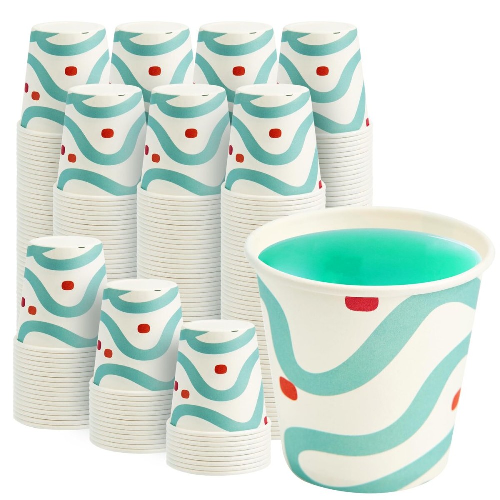 RACETOP [300 Pack] Paper Cups 3 oz, Bathroom Cups 3 oz, Disposable Bathroom Paper Cups, Small Mouthwash Cups, Ideal for Party, Travel