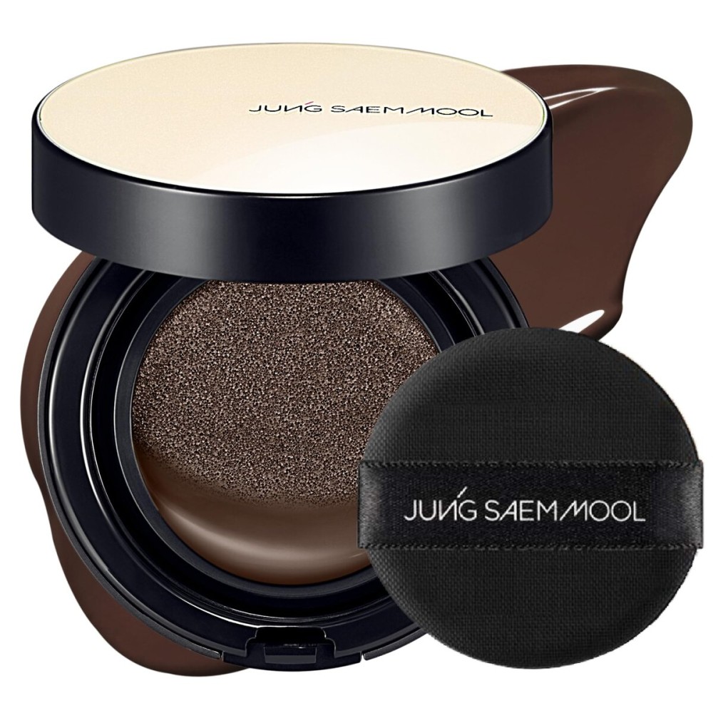 JUNG SAEM MOOL Essential Skin Nuder Cushion 45N Espresso 0.49 Fl Oz, No Refill, Natural Radiant Finish Cushion Foundation with Buildable Coverage, Lightweight Texture, Korean Foundation Makeup