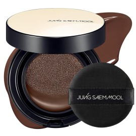 JUNG SAEM MOOL Essential Skin Nuder Cushion 42C Deep Cacao 0.49 Fl Oz, No Refill, Natural Radiant Finish Cushion Foundation with Buildable Coverage, Lightweight Texture, Korean Foundation Makeup