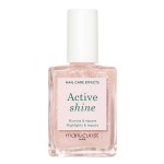 Manucurist Active Shine Illuminating & Care Nail Polish - Nail Concealer - No Lamp - Ultra-Shiny 2 in 1 Nude Gel Polish: Nail Strengthener and Growth, Highlighter & Care - Damaged Nails Repair
