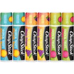 ChapStick Lip Care, Tropical Treats Collection (6 Sticks) - Electric Tangerine, Fizzy Grape & Zingy Watermelon Lip Balm, 0.15 Oz Ea
