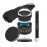 SEVICH Magnetic Hairline Powder with Brush | Refillable Root Touch Up for Sparse Hairlines & Gray Coverage | Waterproof, Sweat-Proof & Smudge-Proof | Natural & Invisible Hair Concealer (Black)