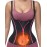 YADIFEN Waist Trainer Vest for Women,Zipper Corset Body Shaper for Tummy Control Neoprene Cincher Tank Top with Straps (Black-Pink, XS)