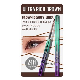 BEPHOLAN Brown Eyeliner Pencils,Waterproof Gel Eyeliner Pencil for Women Waterproof Smudge Proof Long-lasting (Brown)