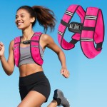 Pink Weighted Vest Women, 8lbs/12lbs/16lbs/20lbs Weight Vest with Reflective Stripes for Workout, Strength Training, Running, Fitness, Muscle Building, Weight Loss