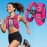 Pink Weighted Vest Women, 8lbs/12lbs/16lbs/20lbs Weight Vest with Reflective Stripes for Workout, Strength Training, Running, Fitness, Muscle Building, Weight Loss