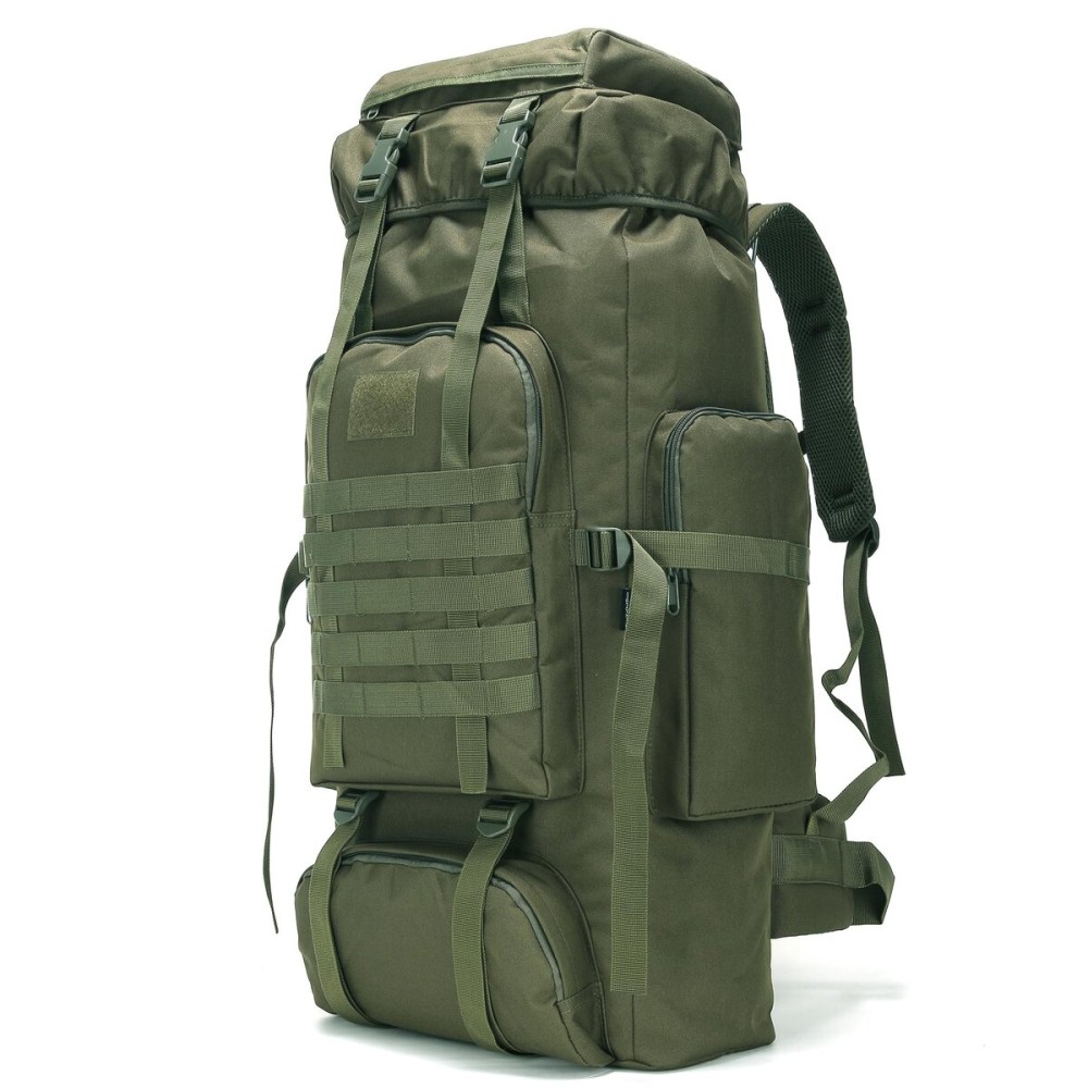 W WINTMING Hiking Backpack for Men 70L/100L Camping Backpack Military Rucksack Molle 3 Days Assault Pack for Climbing