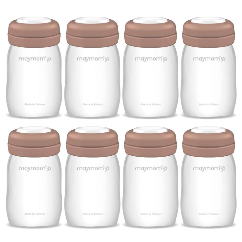 Maymom Wide Neck Breastmilk Collection n Storage Bottle 5.4 oz; Re-markable SureSeal Disc. Fits Spectra S2 Spectra S1 9 Plus.
