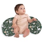 Little Grape Land Nursing Pillow, Upgraded Breast Feeding Pillow for Mom, Breastfeeding Bottle Feeding for 0-16 Months, Machine Washable Cover with Firm Breathable Filling for Tummy Time, Forest Deer