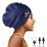 Kids Extra Large Swim Cap for Long Hair, Waterproof Silicone Swimming Caps for Boys Girls Children Youth Teen, Large Swim Hat for Long Thick Curly Hair & Dreadlocks Braids Weaves Afro Hair(Navy)