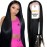 CUTE BEIN 13x6 Skinlike HD Lace Front Wig, 100% Human Hair, [2-Year Life], 200 Density Straight Lace Frontal Wigs Human Hair Pre Plucked, Free Part with Baby Hair 32 Inch