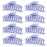 TOCESS Hair Claw Clips for Women - 8PK Large Neutral Matte Jumbo Hair Clips for Thick, Thin, Long, Short, Curly Hair Girls, Big Jaw Clip Set for Daily Use (Lavender Purple)