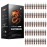 50 Assorted Tattoo Cartridge Needles Mixed Size 12 Round Liner Shader Magnum - 5 Pcs each of 3RL, 5RL, 5RS, 7RS, 7RM, 9RM, 10 Pcs each of 7RL, 9RL Pro Disposable Membrane Tattoo Needles