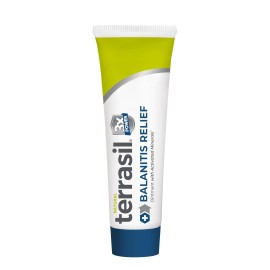 terrasil Balanitis Relief - Balanitis Treatment for Men, Natural Soothing Foreskin Ointment for Relief from Symptoms of Irritation, Itch, and Inflammation. Dermatologist Tested (1oz)