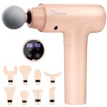 cotsoco Massage Gun Deep Tissue, Muscle Massage Gun Back Massager for Pain Relief, 20 Speeds Handheld Electric Massager Tool with Silent Brushless Motor, Suitable for Gym Office Home Travel