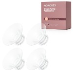 Momcozy Original Replacement Accessories for M5| M6| M9, Food-Grade Silicone & BPA Free, Original Breastfeeding Parts, Inserts 17mm, 4 Pack