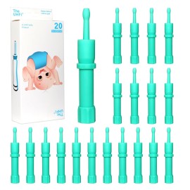 uhfi Gas and Colic Reliever for Babies, Baby Gas Colic Relief, Natural Solution for Baby Colic and Gas Relief, Safe & Effective Instant Constipation Relief for Babies, 20 Count (Green)