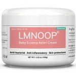 LMNOOP Baby Eczema Relief Cream, All-Natural Herbal Formula for Safe, Soothing Skin Protection Against Rashes, Dryness, Redness, and Itchiness, 3.53oz