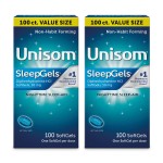 Unisom Nighttime Sleep-Aid Gels, Diphenhydramine HCI 50mg, 100 Count, 2 pk