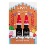 NYX PROFESSIONAL MAKEUP Makeup Setting Spray Duo Holiday Gift Set - Matte Finish, Long-Lasting Face Mist for up to 16HR Wear, Vegan Formula (Full Size Duo)