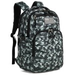 Wotony Military tactical backpack, backpack for men black small school tactical assault bag (gray maple, 18.5 inch)