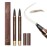 Espoce 2 Pack Eyebrow Pen, Waterproof Microblading Eyebrow Pencil, 4 Tip Precise Eye Brow Makeup Pen for Women to Effortlessly Create Hair Like Natural Brows, Non Dry Out and Last All Day (Blonde)