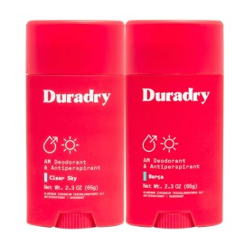 Clinical-Strength Antiperspirant Deodorant for Women and Men - Clean formula with Natural Ingredients, Odor, and Excessive Sweat protection for Armpits - Crisp Pear + Vanilla/Sweatwater + Sea Salt