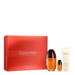 Calvin Klein Obsession Eau de Parfum for Women and Body Lotion Trio Gift Set